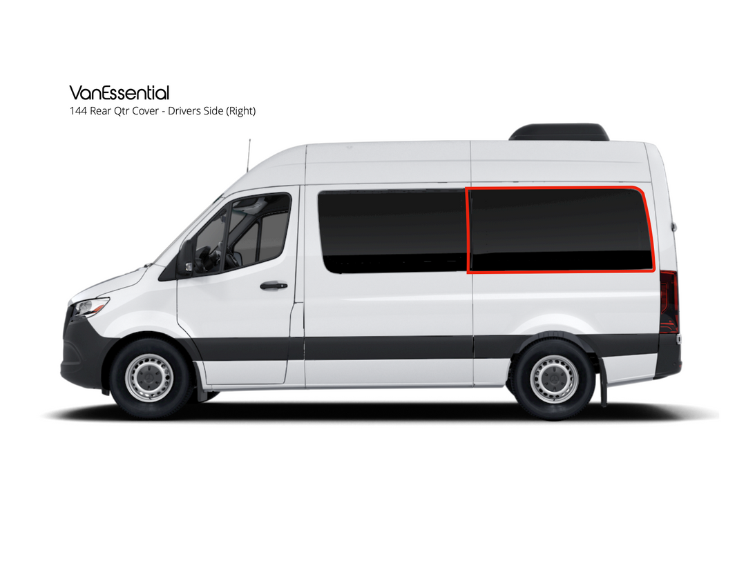 VanEssential Sprinter Rear Qtr Window Covers