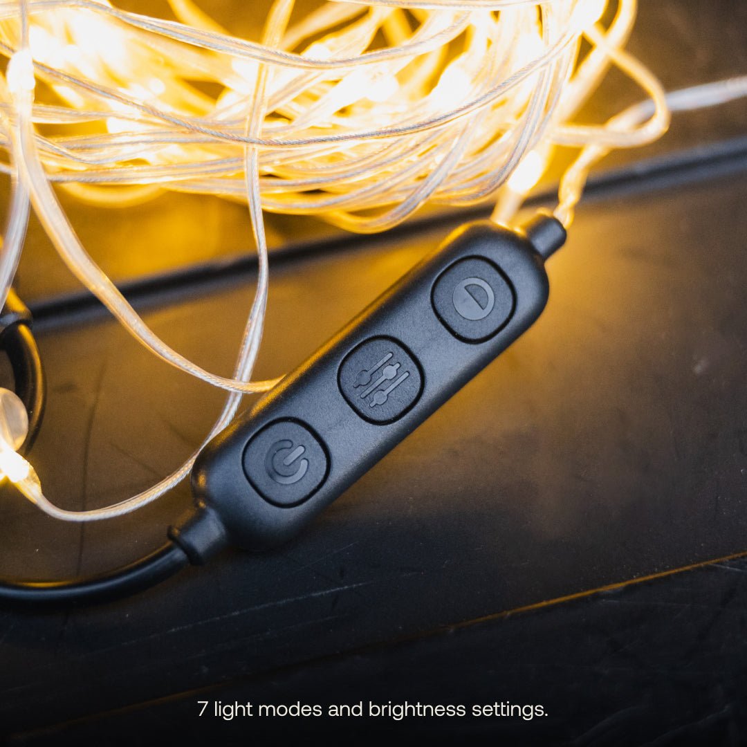 Camping String Lights - Featherbuilt