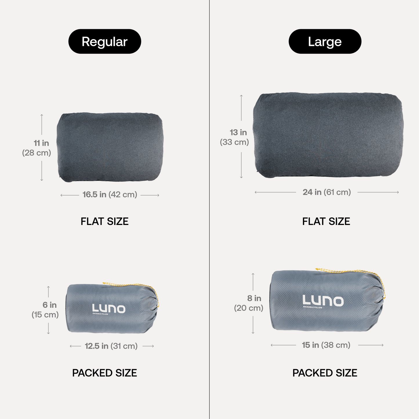 Packable Camp Pillow - Featherbuilt