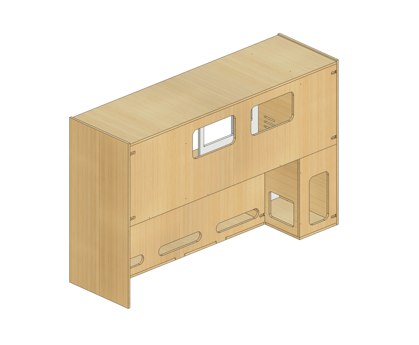 ProMaster Wheel Well Electrical Cabinet - Featherbuilt