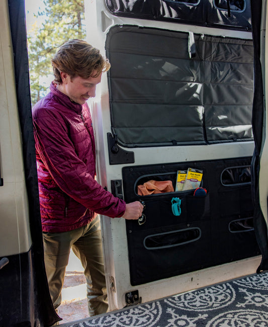 Ram Promaster Lower Sliding Door Storage Panel - Featherbuilt