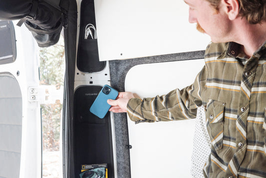 Ram Promaster Rear Pillar Storage Panels - Featherbuilt