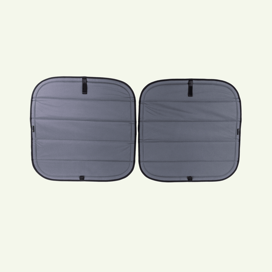 Ram Promaster Stealth Rear Door Window Covers (Pair) - Featherbuilt