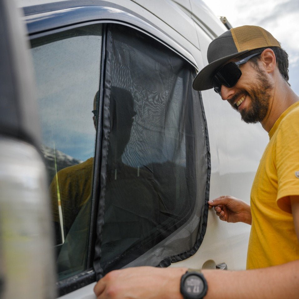 Transit Bug Screens - Front Door (pair) - Featherbuilt