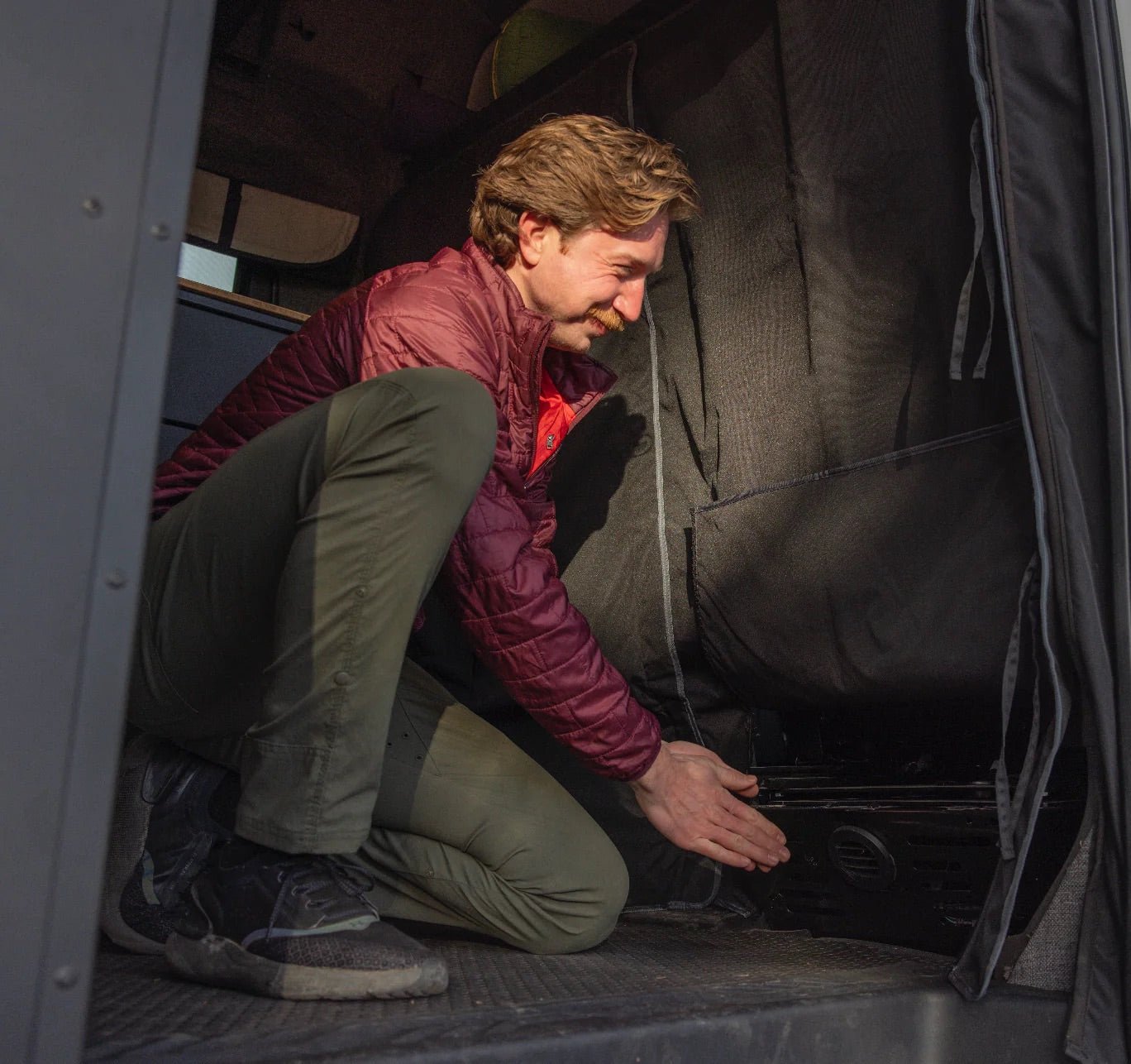 Transit Insulated Privacy Curtain - Featherbuilt