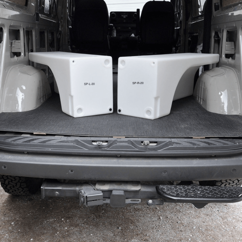 20 Gallon Wheel Well Water Tank - Passenger Side - Featherbuilt