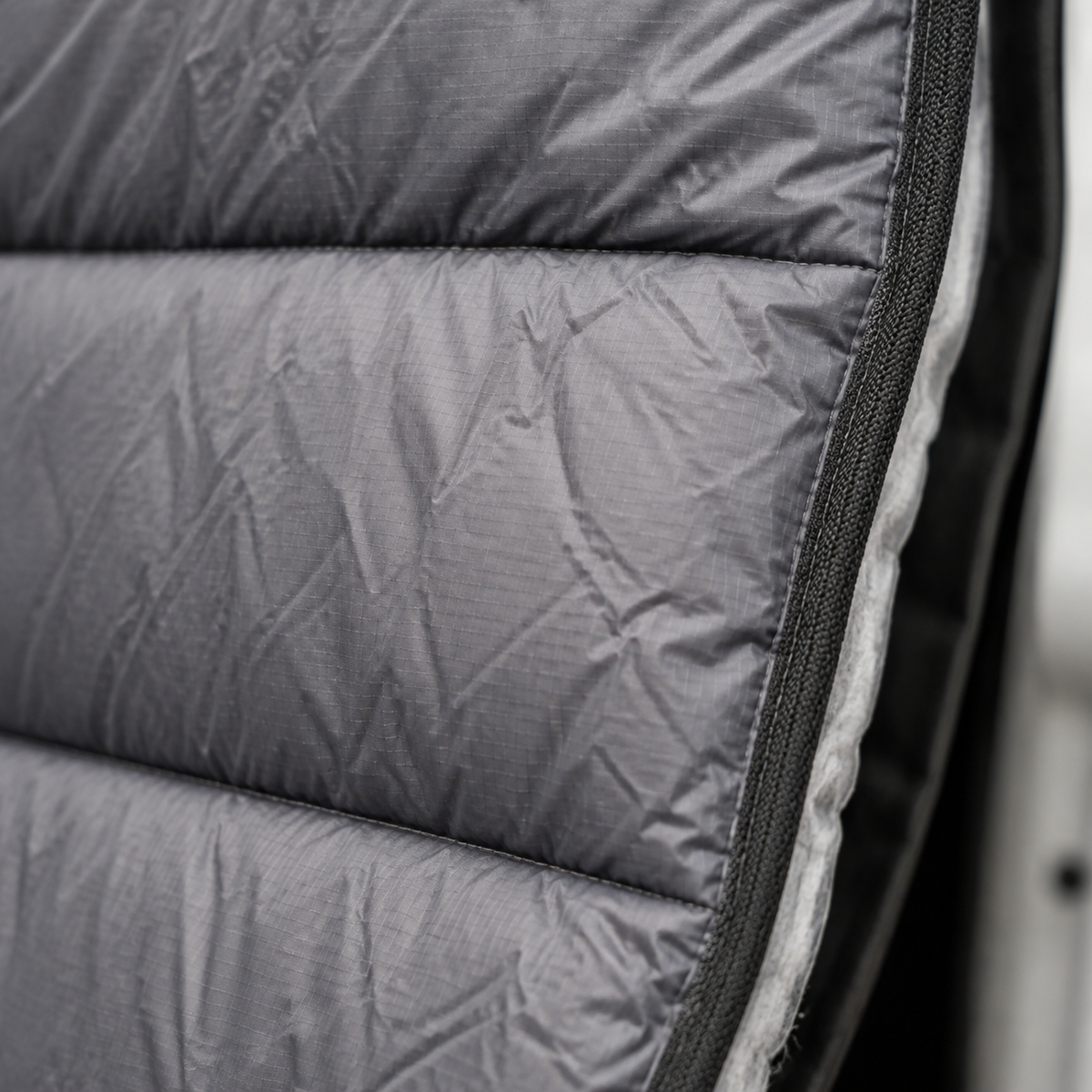 Close-up of the Maxx Cover fabric and insulation