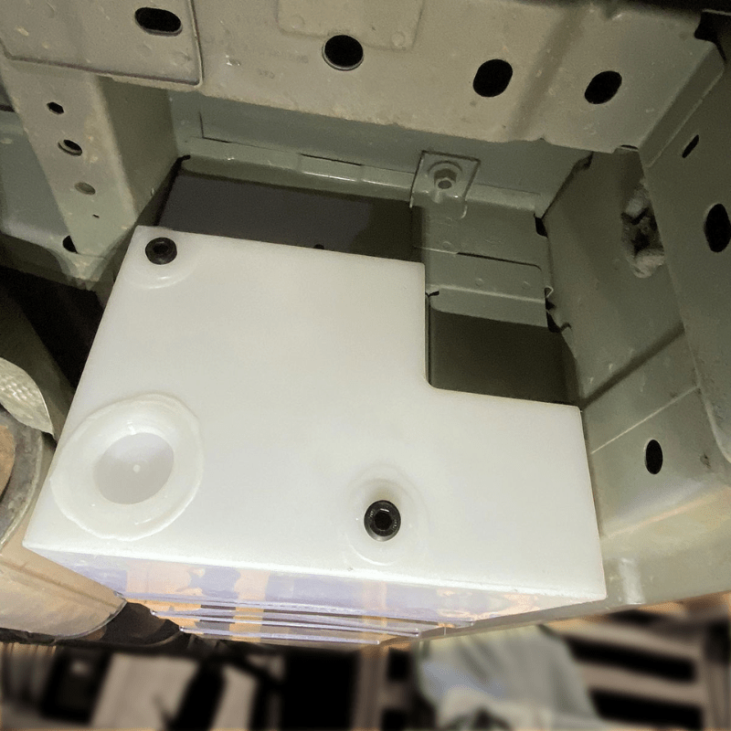 16 Gallon Transit Undercarriage Water Tank - Featherbuilt
