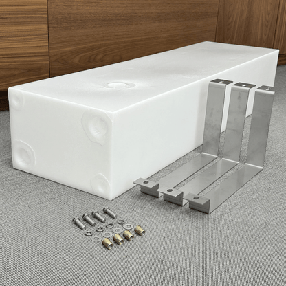 20 Gallon Transit Undercarriage Water Tank - Driver Side - Featherbuilt