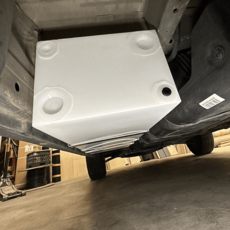 20 Gallon Transit Undercarriage Water Tank - Driver Side - Featherbuilt