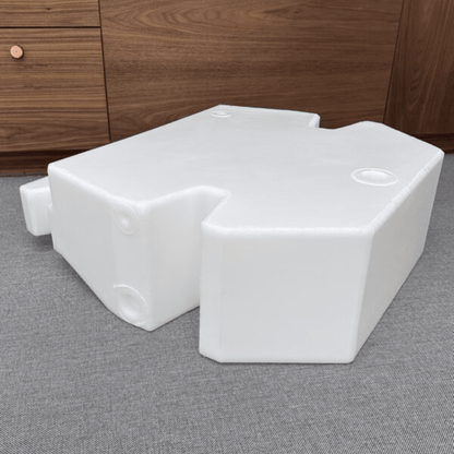 24 Gallon Ford Transit Spare Tire Water Tank - Featherbuilt