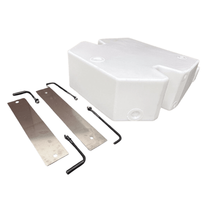 24 Gallon Ford Transit Spare Tire Water Tank - Featherbuilt