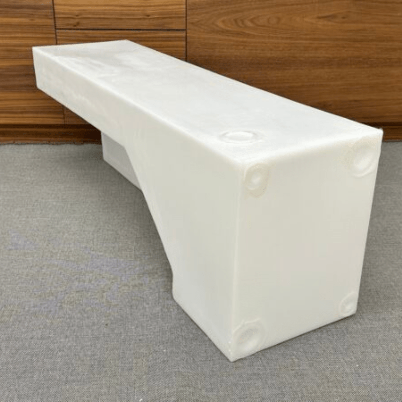 24 Gallon Ford Transit Wheel Well Water Tank - Driver Side - Featherbuilt