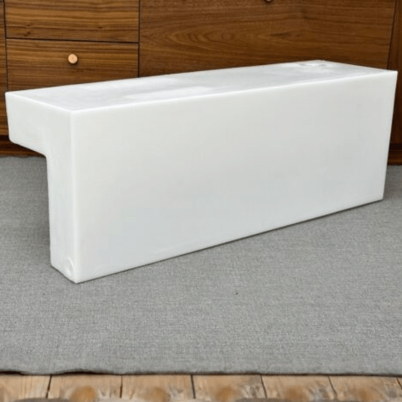 24 Gallon Ford Transit Wheel Well Water Tank - Passenger Side - Featherbuilt