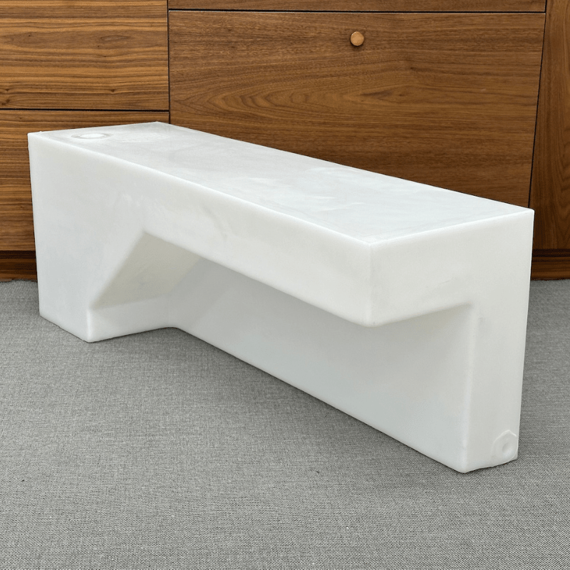 24 Gallon Ford Transit Wheel Well Water Tank - Passenger Side - Featherbuilt