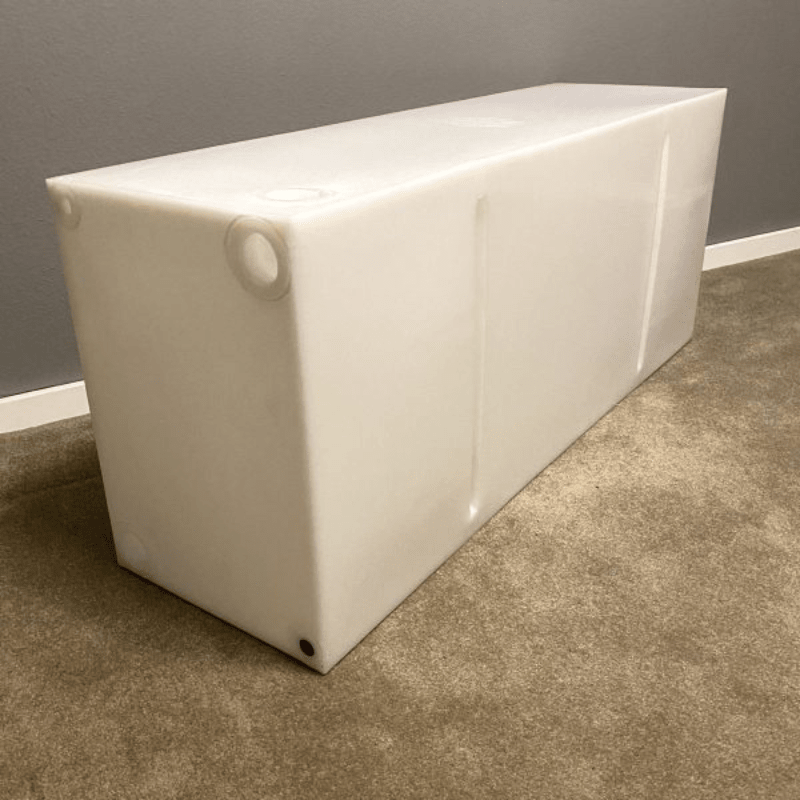 28 Gallon ProMaster Wheel Well Water Tank - Center - Featherbuilt