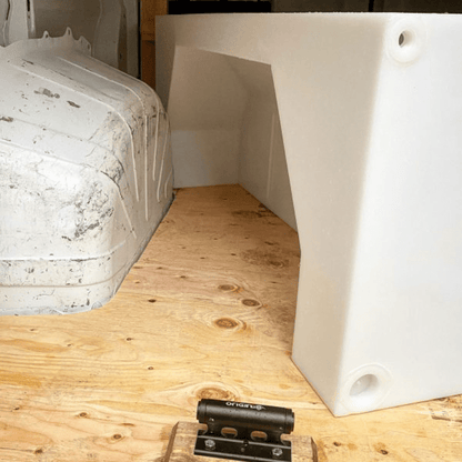 28 Gallon ProMaster Wheel Well Water Tank - Center - Featherbuilt