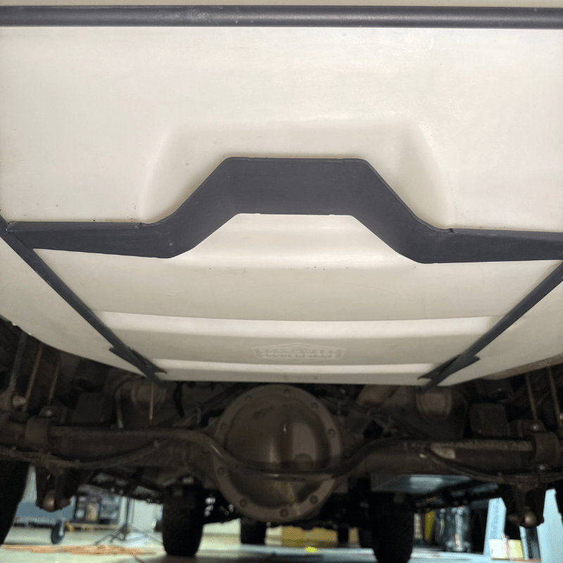 28 Gallon Sprinter Spare Tire Water Tank - Featherbuilt
