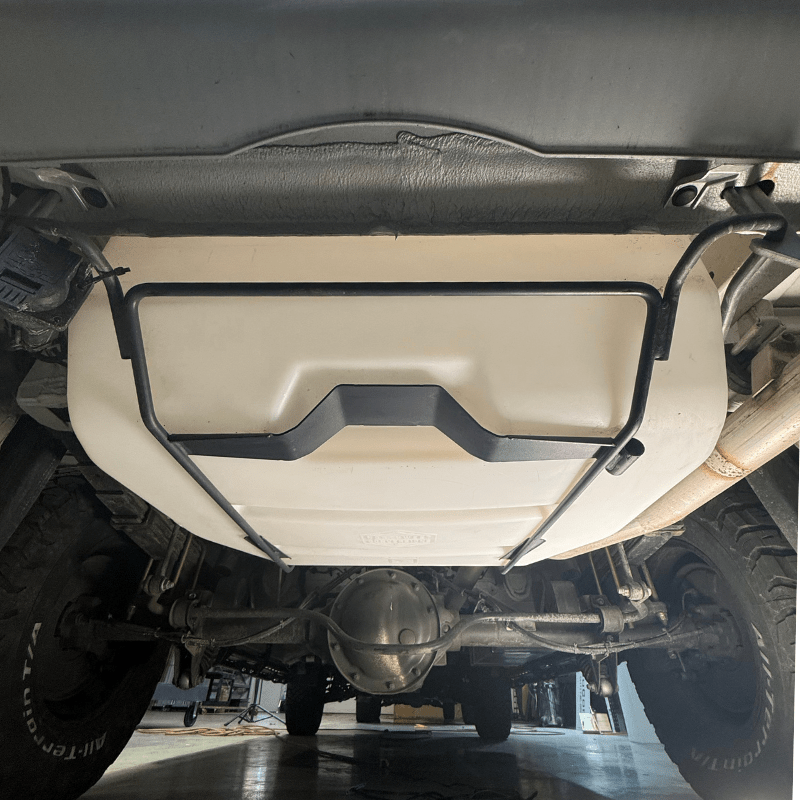 28 Gallon Sprinter Spare Tire Water Tank - Featherbuilt