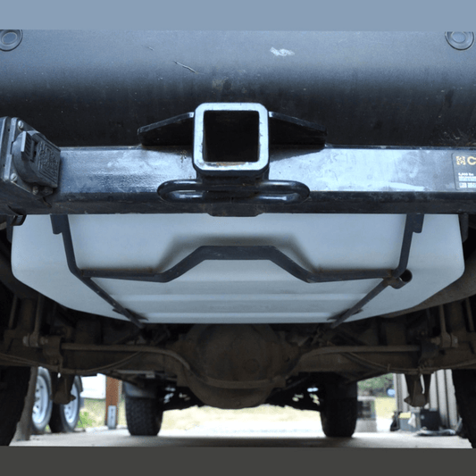 28 Gallon Sprinter Spare Tire Water Tank - Featherbuilt