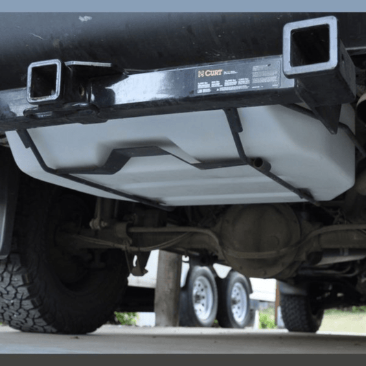 28 Gallon Sprinter Spare Tire Water Tank - Featherbuilt