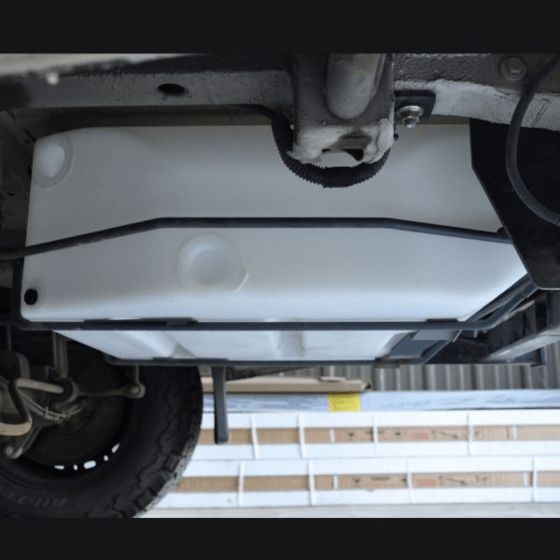 28 Gallon Sprinter Spare Tire Water Tank - Featherbuilt