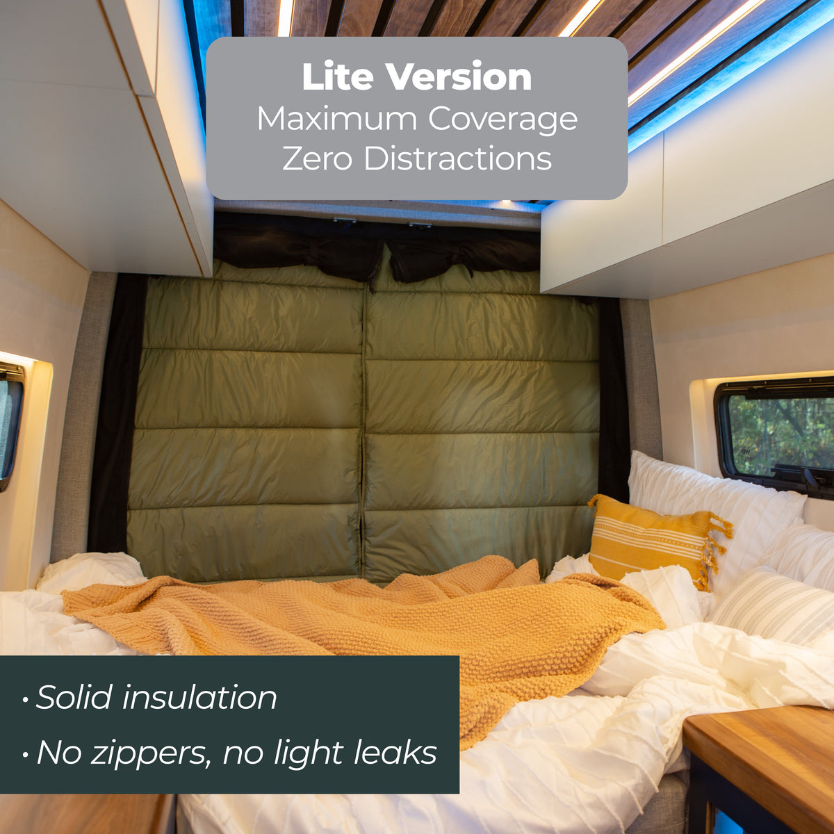 Maxx Cover Lite insulated rear door covers for the Mercedes Sprinter VS30 High Roof