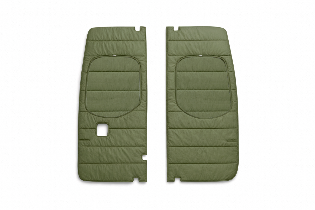 Maxx Cover Pro insulated rear door covers for the Mercedes Sprinter VS30 High Roof, Olive Green