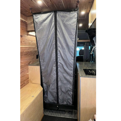 Tetravan Folding Shower 2.1 with Magnetic Zipped Curtain
