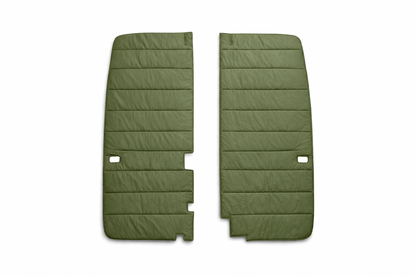 Maxx Cover Lite insulated rear door covers for the Ford Transit High Roof, Olive Green