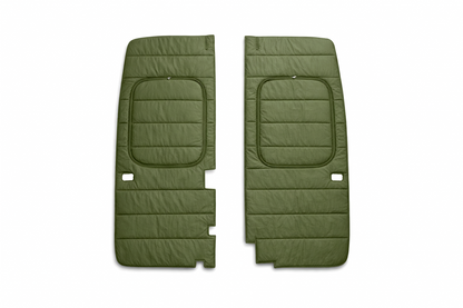 Maxx Cover Pro insulated rear door covers for the Ford Transit High Roof, Olive Green