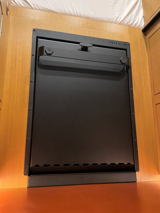 Tetravan Folding Shower 2.1 with Magnetic Zipped Curtain
