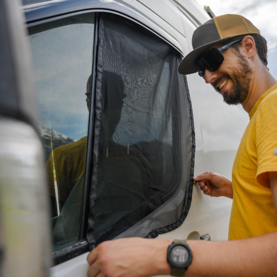 Ford Transit Bug Screen - Front Door (Pair) - Featherbuilt