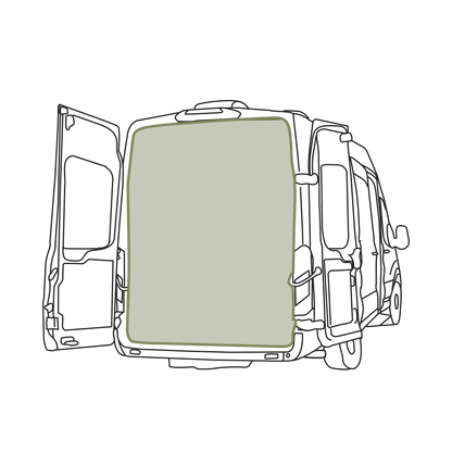 Ford Transit Bug Screen - Rear Door - Featherbuilt