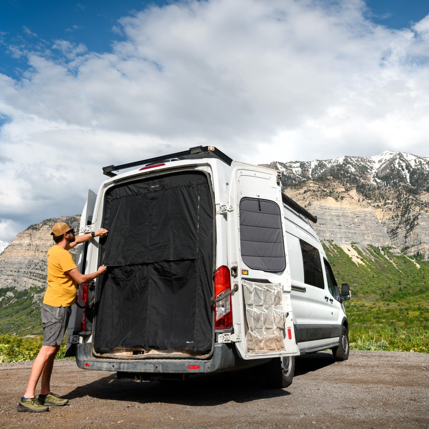 Ford Transit Bug Screen - Rear Door - Featherbuilt