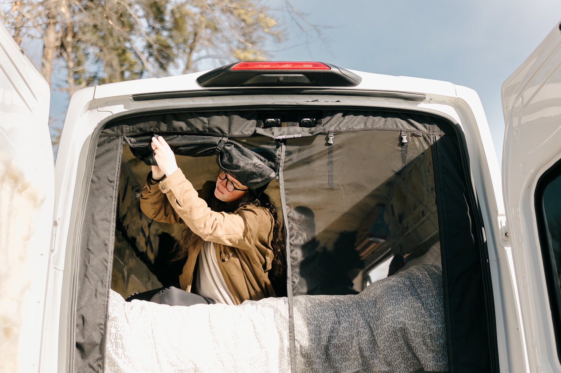 Ford Transit Bug Screen - Rear Door - Featherbuilt