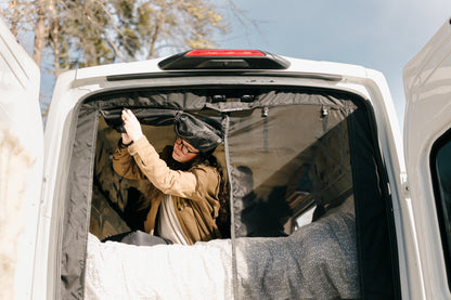Ford Transit Bug Screen - Rear Door - Featherbuilt