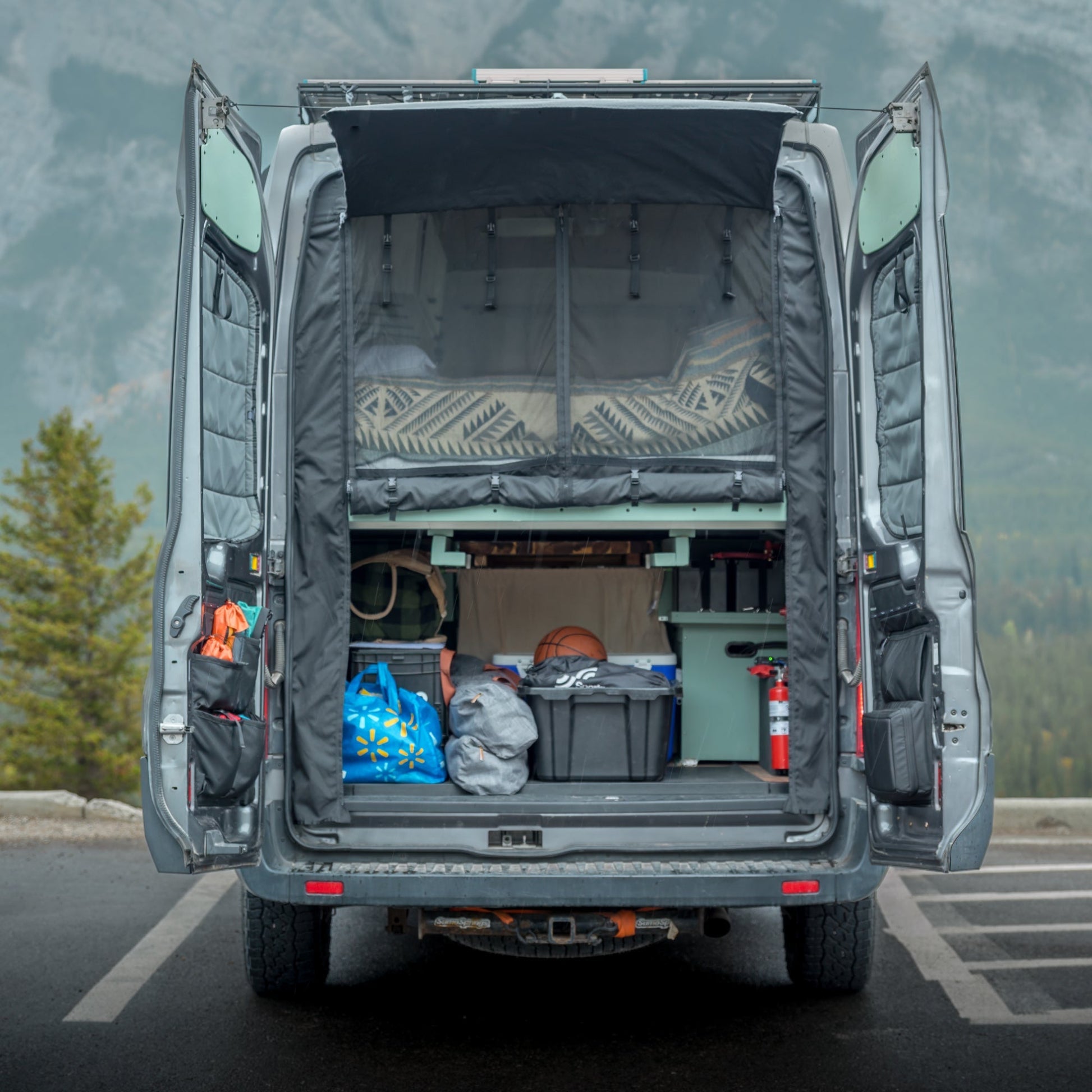 Ford Transit Bug Screen - Rear Door - Featherbuilt