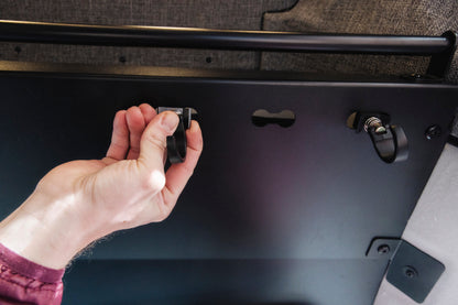 Ford Transit Headliner Shelf & Curtain Rod - Featherbuilt