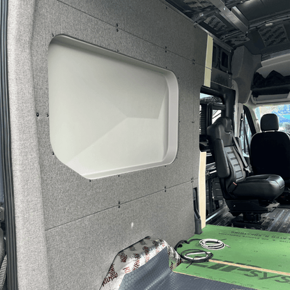 Ford Transit Innie Sleeper: Driver - Side - Featherbuilt