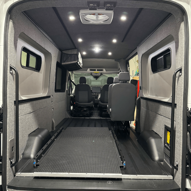 Ford Transit Innie Sleeper: Driver - Side - Featherbuilt