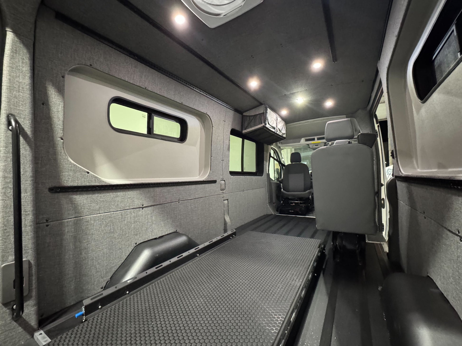 Ford Transit Innie Sleeper: Driver - Side - Featherbuilt