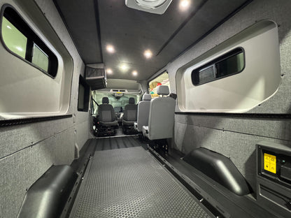 Ford Transit Innie Sleeper: Passenger - Side - Featherbuilt