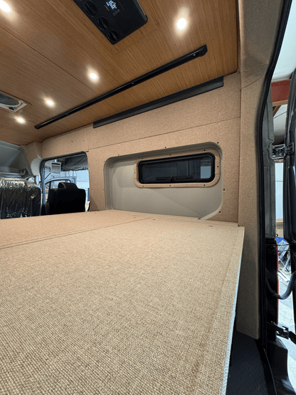 Ford Transit Innie Sleeper: Passenger - Side - Featherbuilt