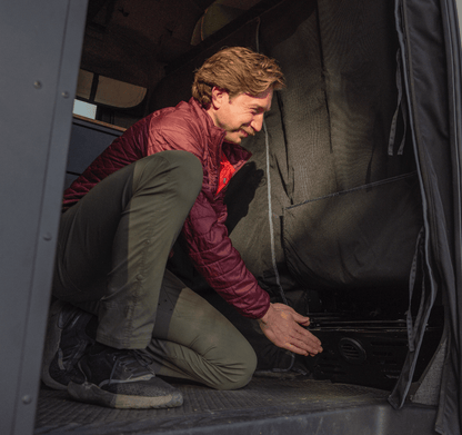 Ford Transit Insulated Privacy Curtain - Featherbuilt