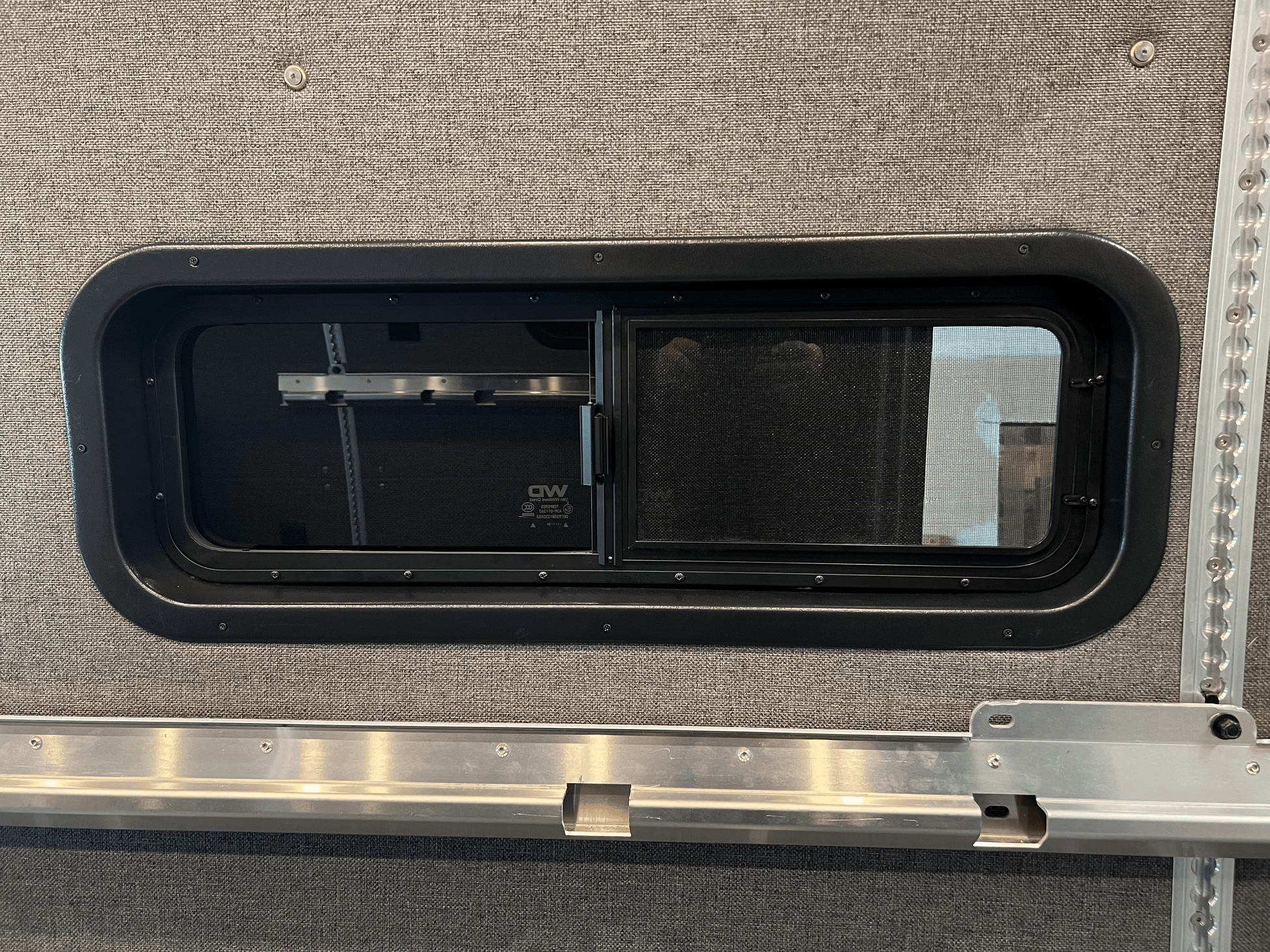 Ford Transit Rear Half - Slider Window Trim Ring - Featherbuilt