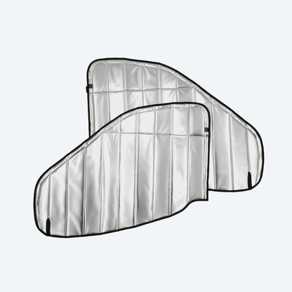 Ford Transit Reflective Front Door Window Covers (Pair) - Featherbuilt