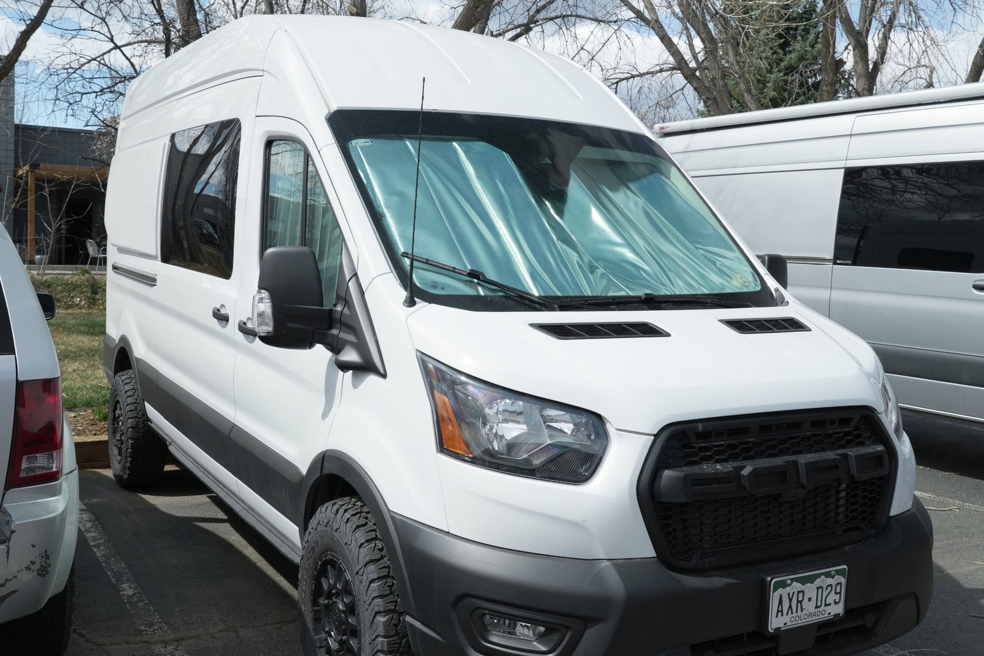 Ford Transit Reflective Front Windshield Cover - Featherbuilt