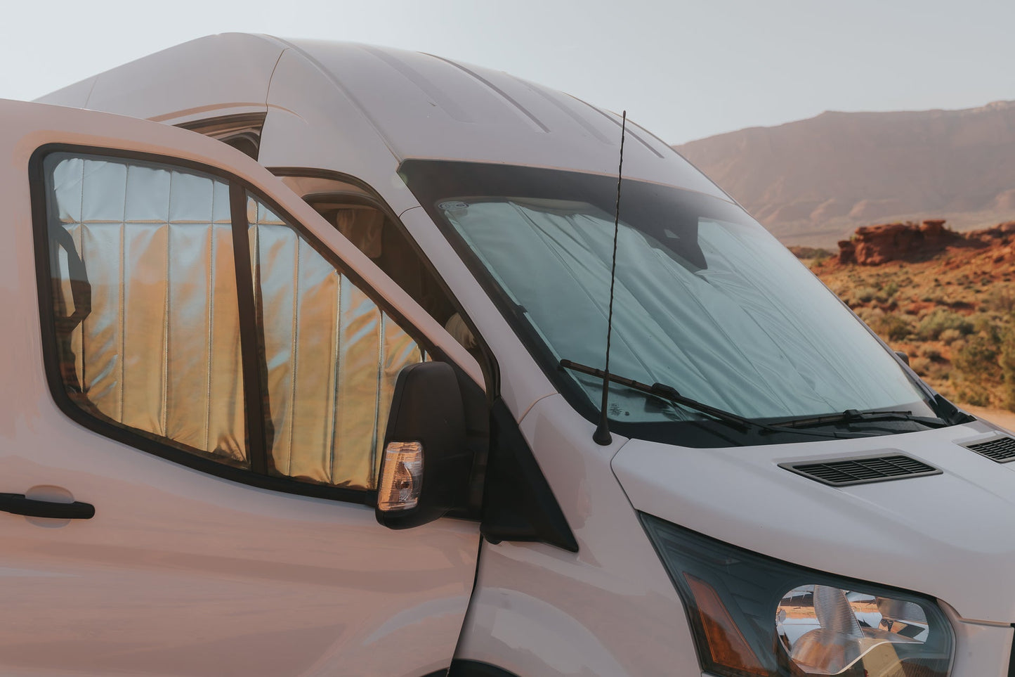 Ford Transit Reflective Front Windshield Cover - Featherbuilt