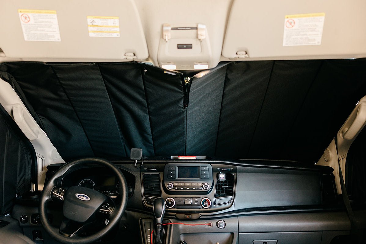 Ford Transit Reflective Front Windshield Cover - Featherbuilt
